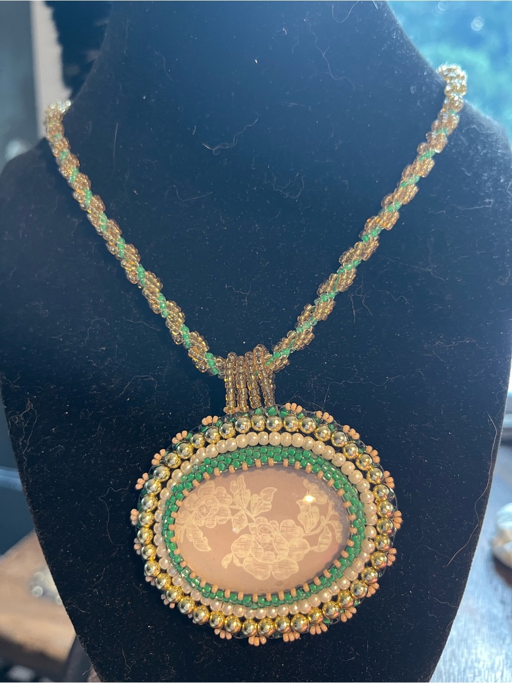 Hand Beaded Incredible Handmade Necklace